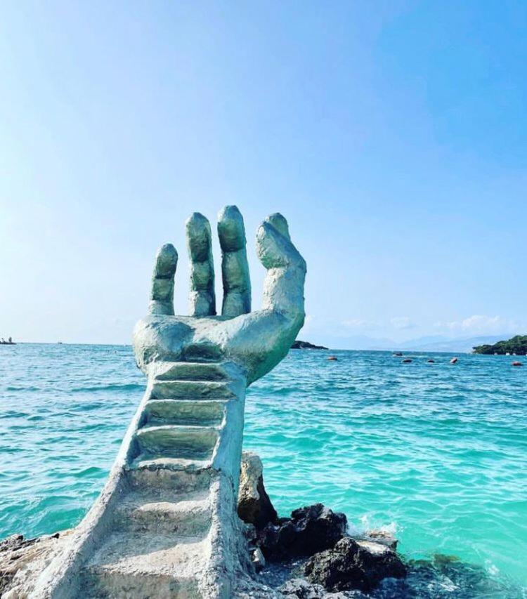 Vila Ademi Ksamil Esterno foto